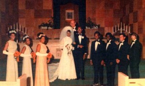 My mom and dad on their wedding day in 1971, just months before they arrived at Milligan College...