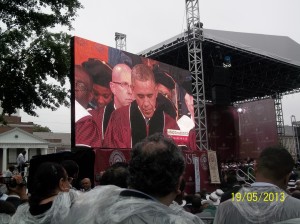 President Obama in prayer...