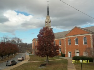 An outside of view of the beautiful chapel...