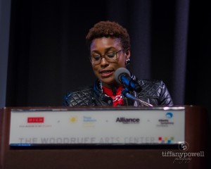 Issa Rae reading an excerpt of her book...