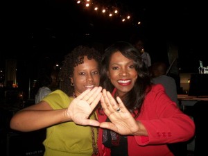 Me and Sheryl Lee Ralph, my soror and fellow Jamerican, at For Sisters Only in 2011.